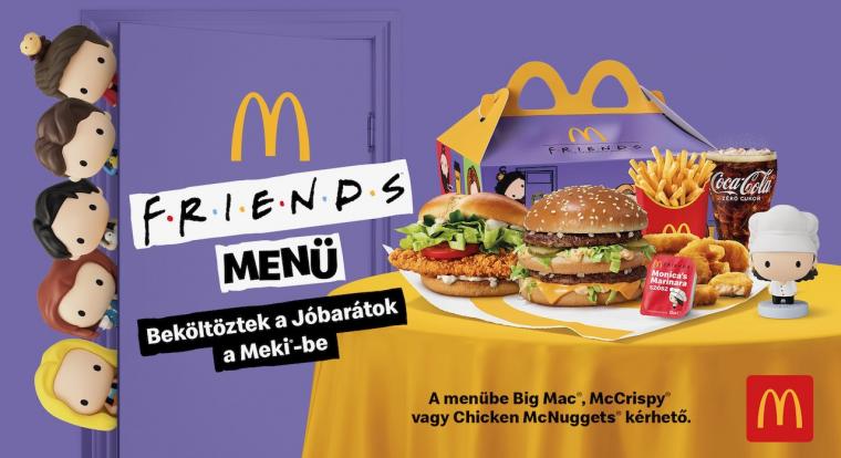A Jóbarátok beköltöztek a Mekibe, mától kapható a felnőtt Happy Meal