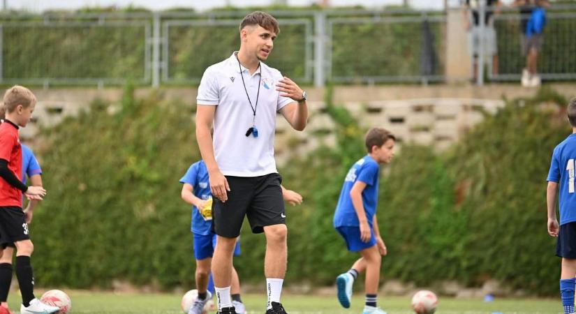 Nem focistákat, hanem embereket nevel a Kozármisleny fiatal edzője