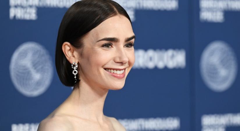 Lily Collins ritka közös fotóval köszöntötte édesapját, Phil Collinst