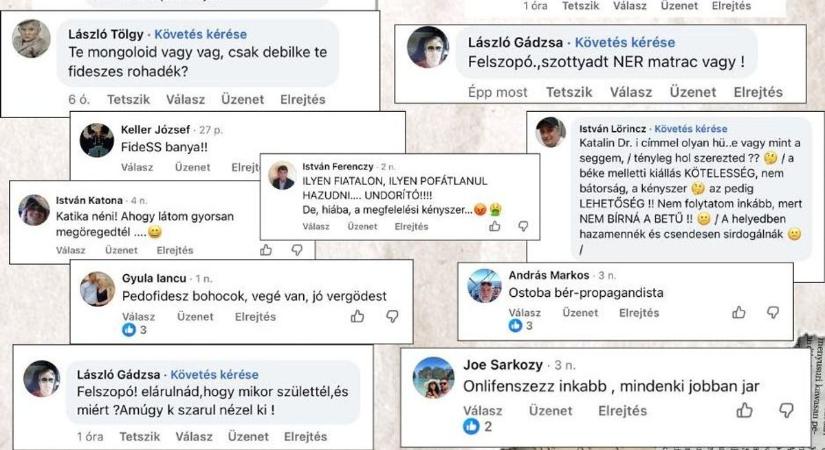 Beérett a Magyar Péter-féle gyűlöletpolitika: fotómontázson mutatta meg a miniszterelnöki biztos, hogyan gyalázkodnak a tiszás kommentelők