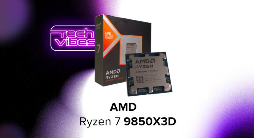 Ikertestvér másfél év késéssel? A leggyorsabb gaming CPU - AMD Ryzen 7 9850X3D - Tech vibes