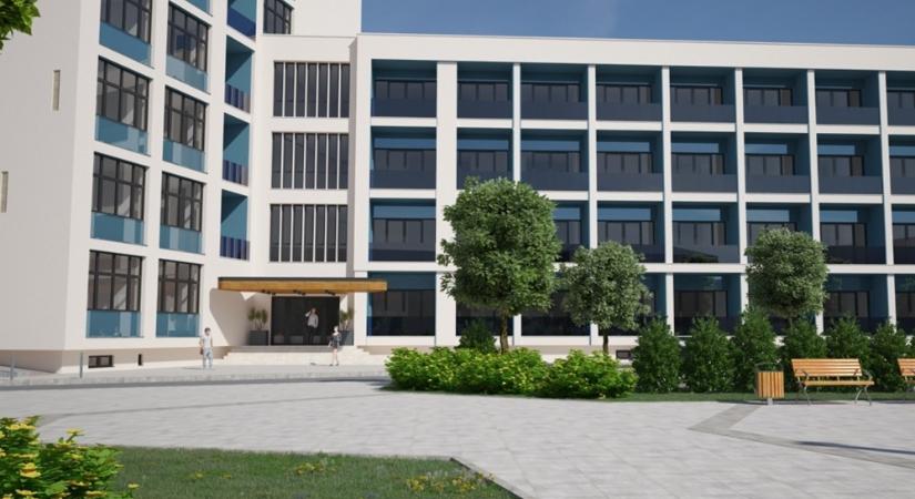 30 és 100 négyzetméteres lakások is lesznek a szombathelyi volt SZTK-épületében kialakítva