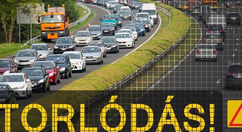 Baleset! Elesett az M0-ás Gyálnál