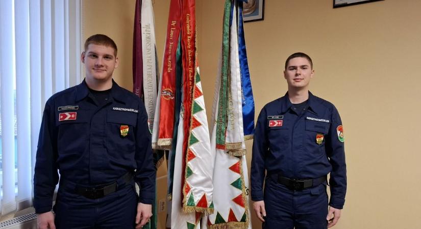 Ajkán és Veszprémben is új taggal bővült a beavatkozó tűzoltói állomány