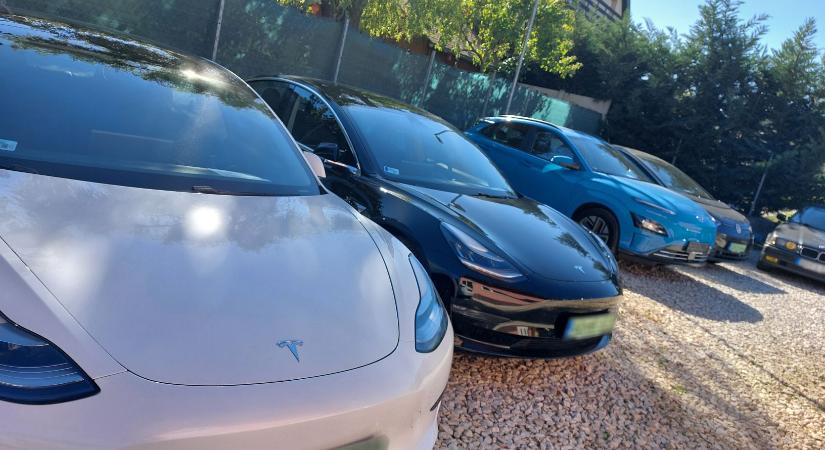 Nézze meg fotón a kocsikat, amelyeket a NAV foglalt le egy budapesti autókereskedőnél