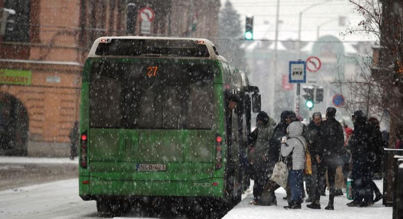 Támad az ónos eső – változtatnak a Tüke Busz járatain
