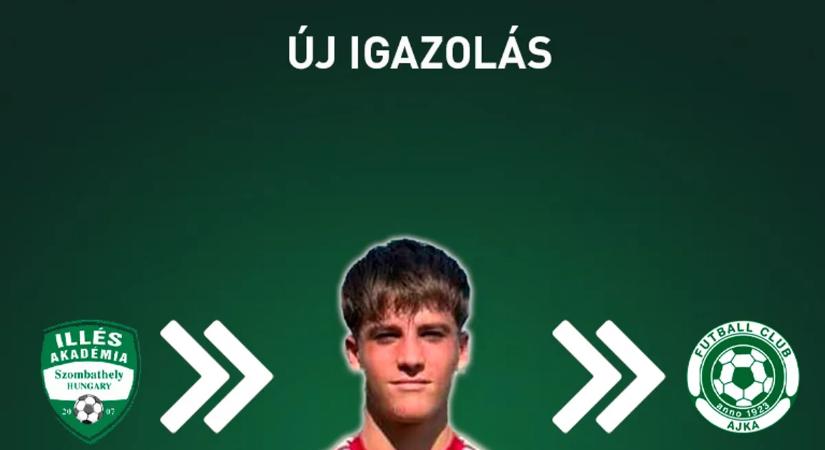 Fiatal védő érkezett az NB II-es Ajkához
