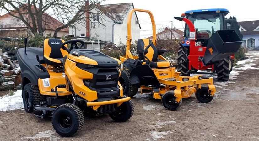 Fejlesztették a kommunális gépparkot Öttevényen -fotó