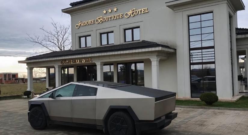 Felbukkant egy Cybertruck Romániában, büntetőeljárás lett a vége