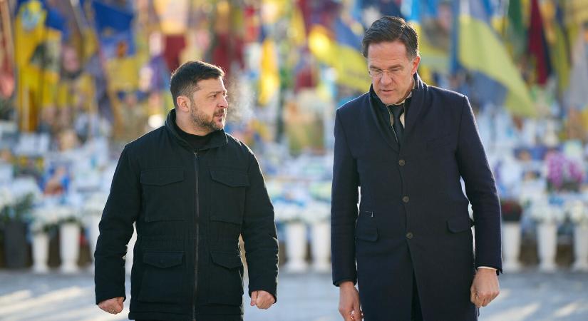 Kijevben tárgyal a NATO főtitkára, Mark Rutte