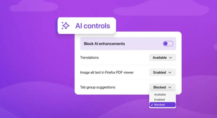 Ki lehet majd kapcsolni a mesterséges intelligenciát az új Firefox-böngészőben