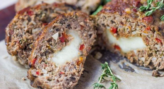 Fasírt olaszosan – mozzarellával és aszalt paradicsommal