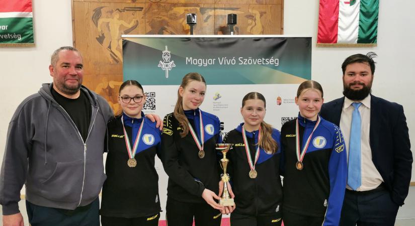Csapatban magyar bajnok lett a kadétok országos versenyén a Csomorkány SE