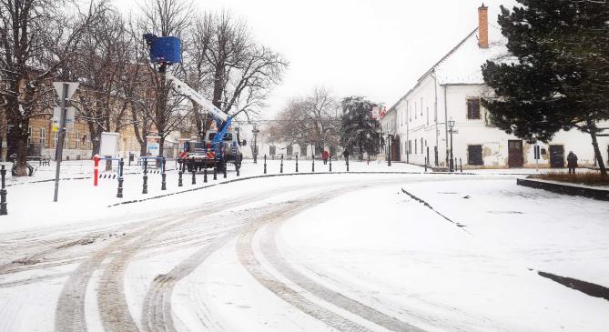 Szakad a hó Budapesten és környékén