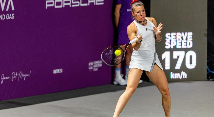 Botrány: Vérig sértette ellenfele a magyar teniszezőnőt