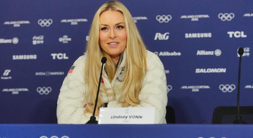 Lindsey Vonn bal térdében elszakadt az elülső keresztszalag, de így is indulni akar az olimpián