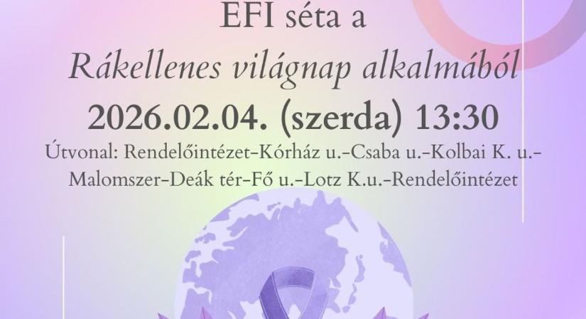 EFI séta a Rákellenes világnapon