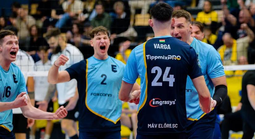 Férfi röplabda Extraliga: simán nyert Miskolcon a MÁV Előre