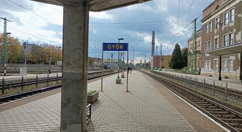 Fadőlés a győri fővonalon!