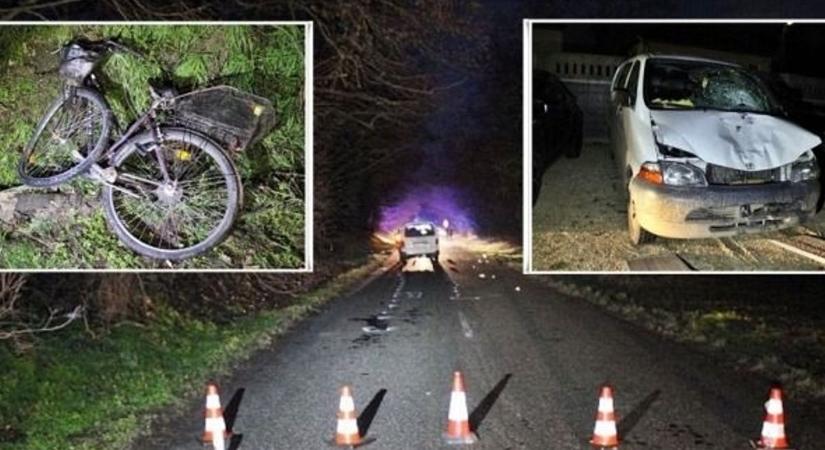 Életveszélyes sérülést szenvedett a kerékpáros, szemből közlekedő kocsi ütötte el