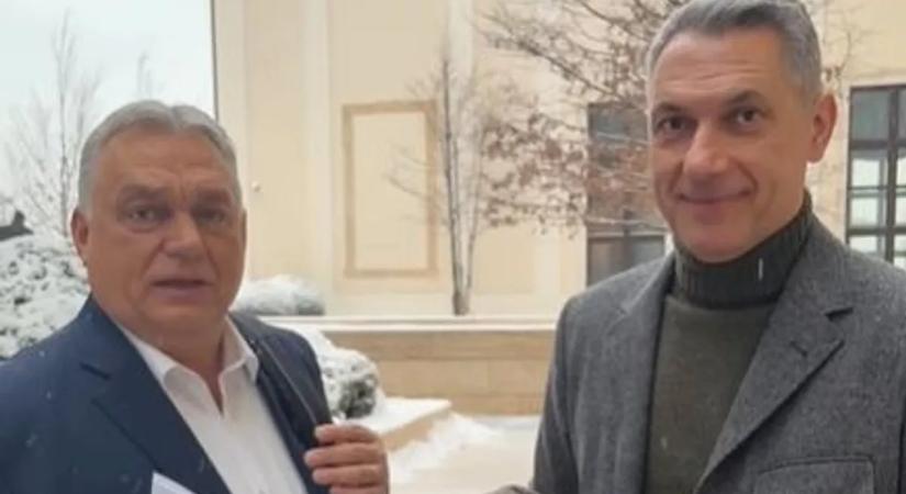 Orbán Viktor: Ez a hóesés nem akaszt meg bennünket!