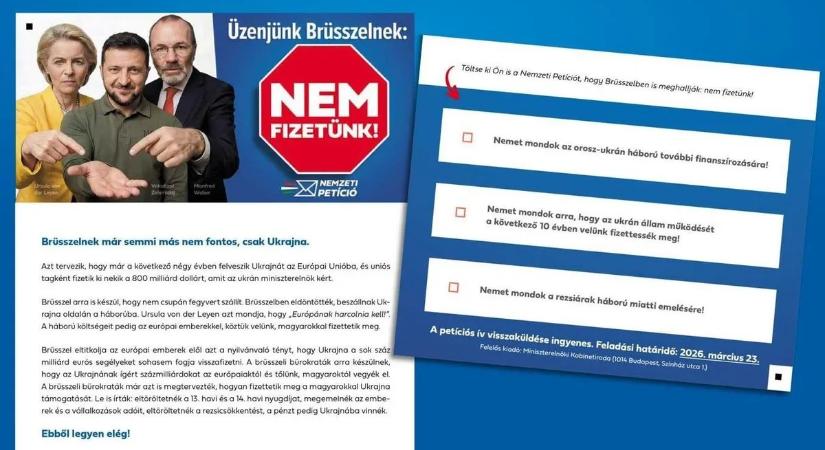 Nagy István: Üzenjük Brüsszelnek, nem fizetünk!