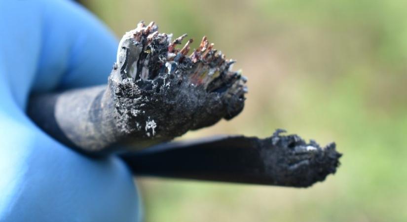 7,5 kilométernyi vasúti távközlési kábelt loptak el