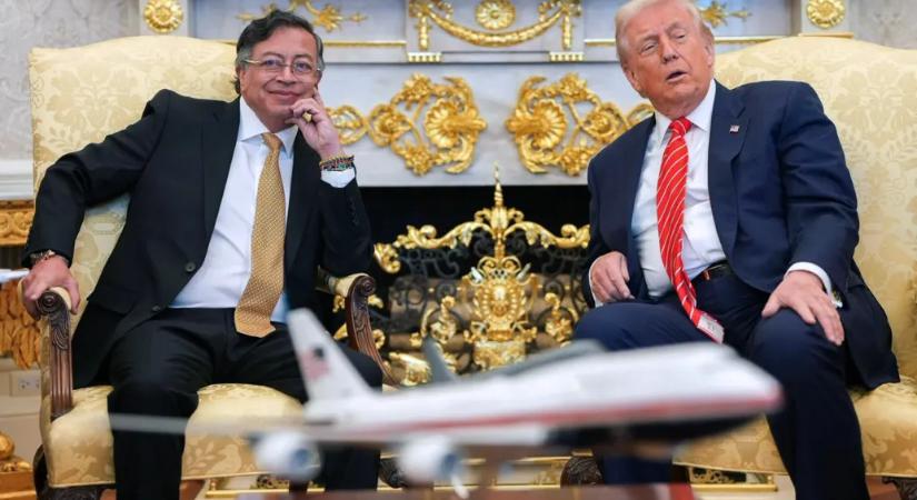 Donald Trump már nagyszerűnek nevezi a kolumbiai elnököt