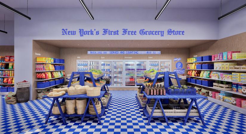 Ingyenes élelmiszerbolt nyílik New Yorkban: új módszerekkel reklámozza magát a Polymarket és a Kalshi