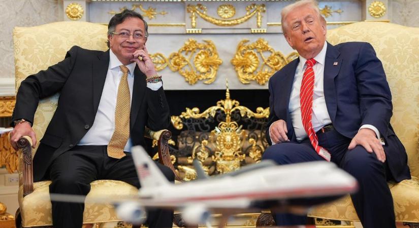 Fordulat: nagyszerű benyomást tett Trumpra a kolumbiai elnök