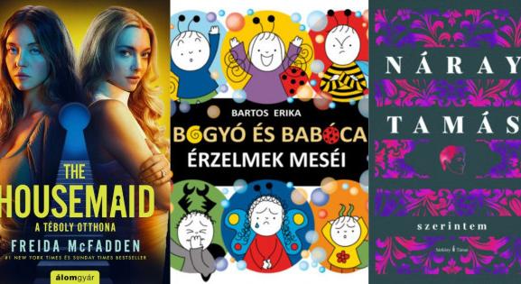 Bookline havi top 50: gyerekkönyvek, gyilkos szobalányok és Fenyő Miklós
