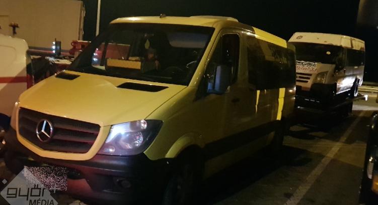 Ellenőrzés az M1-esen: Túlsúlyt eredményezett a rakomány