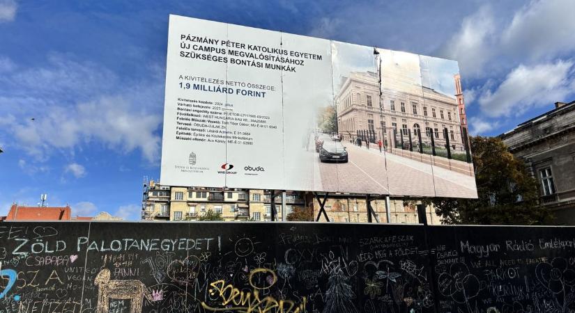 A Fővárosi Törvényszék megakasztotta a Pázmány Campus építését