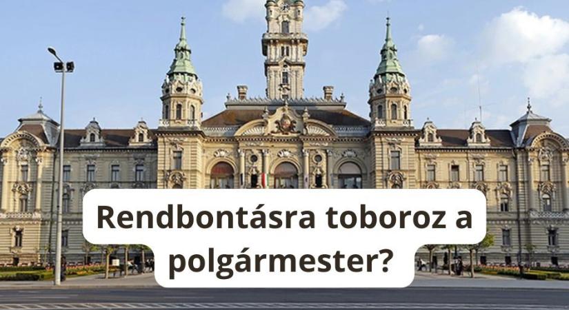 Pintér Bence a városházára mozgósít, civileket használna fel