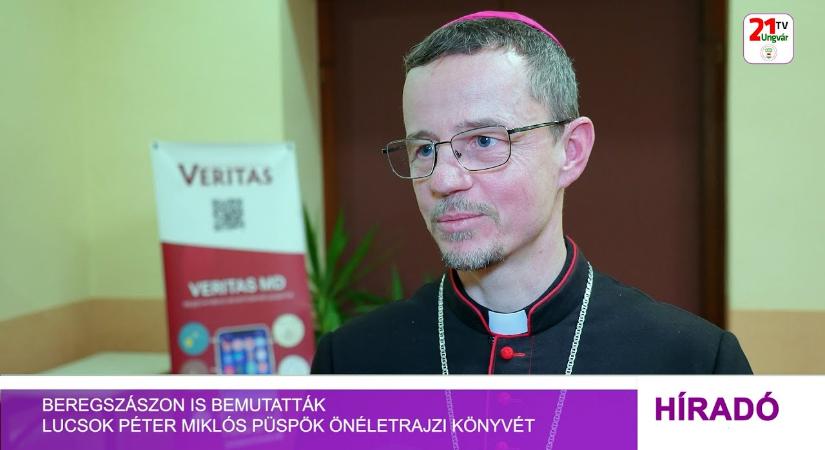 Beregszászon is bemutatták Lucsok Péter Miklós püspök önéletrajzi könyvét (videó)
