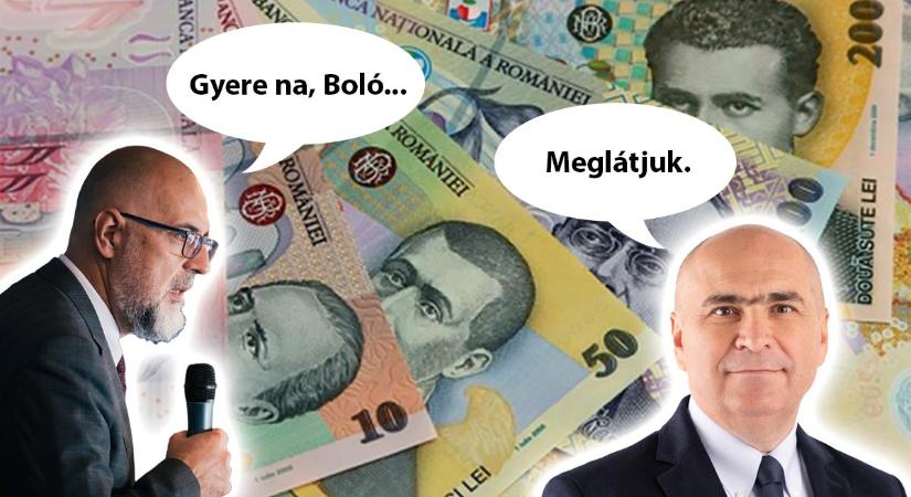 Kelemen adócsökkentést kért Bolojantól, a kormányfő haladékot kért, hogy megvizsgálják a kérdést