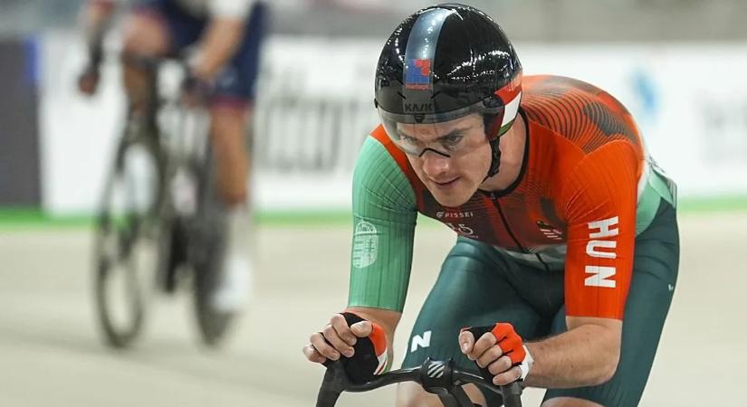 Pályakerékpáros Eb: Drijver Bertold 18. omniumban