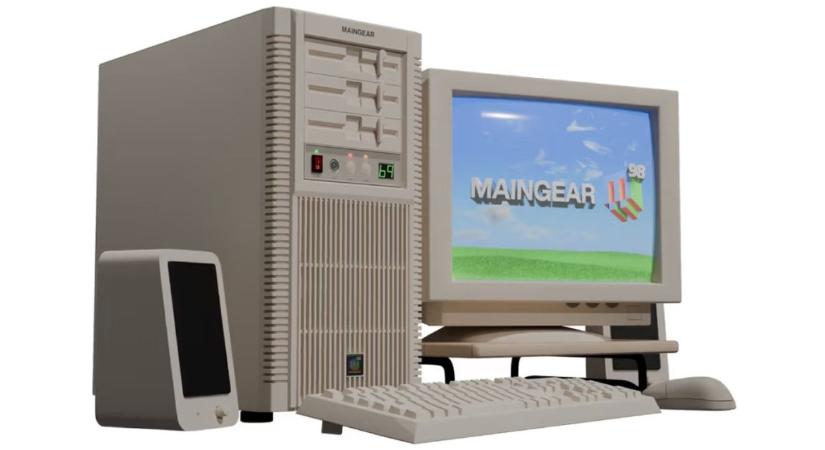 Kívül retró, belül izmos gamer PC-t mutatott a Maingear