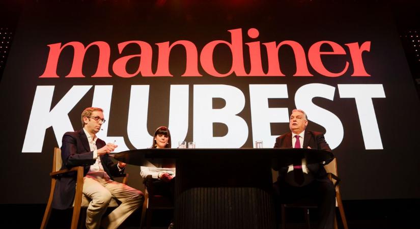 Merész ötlettel érkezett Orbán Viktor a Mandiner Klubestjére (VIDEÓ)