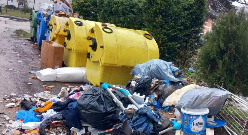 Újabb hulladékgyűjtő szigetet szüntetnek meg Veszprémben az illegális hulladéklerakás miatt