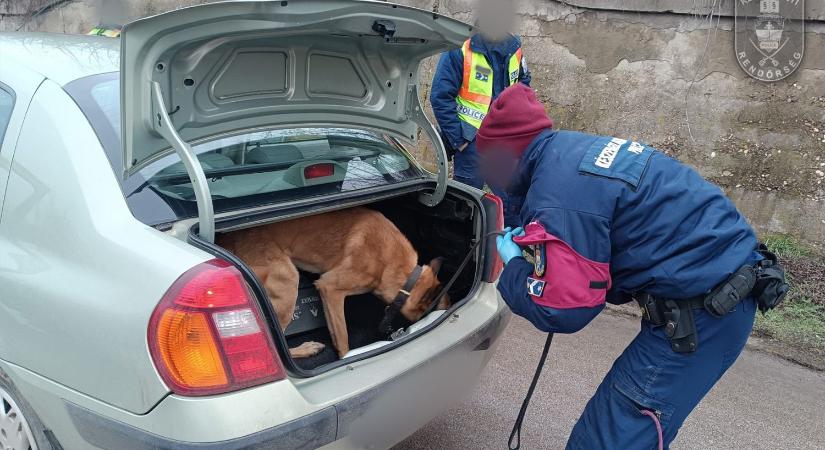 Drogot találtak az ózdi sofőrnél