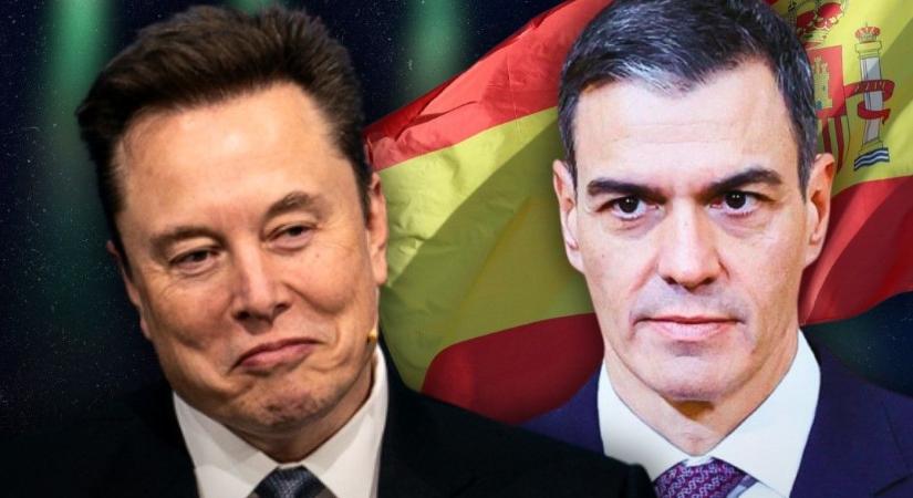 Elon Musk lefasisztázta a spanyol miniszterelnököt