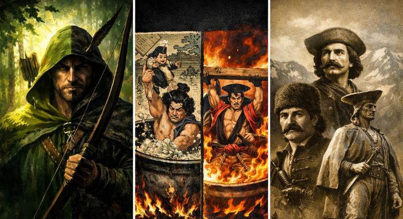 A forró üstben kivégzett japán szamurájtól a bakonyig: a népi hősök keserű igazsága