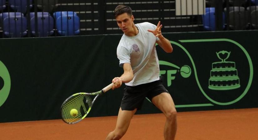 Magyar-amerikai Davis Kupa-meccs - Tatabányán az a teniszező is, aki kétszer legyőzte már Alcarazt is - videó, fotók