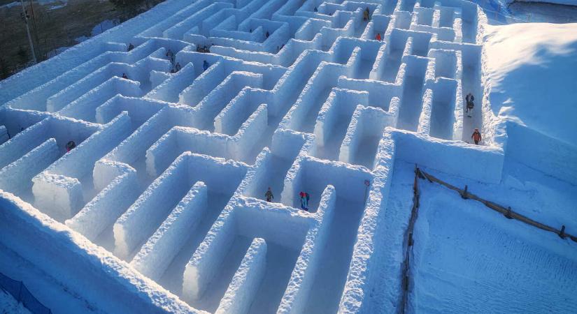 Megnyitott a varázslatos Snowlandia, hólabirintus, iglu és hószobrok várják a látogatókat