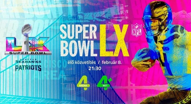 Super Bowl: a helyszínről közvetíti az ARENA4 és a NET4 – de több meglepetés is lesz