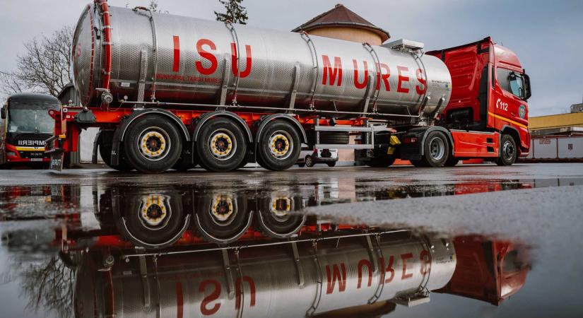 Nagy kapacitású ivóvíztartályt kapott a Maros megyei katasztrófavédelem