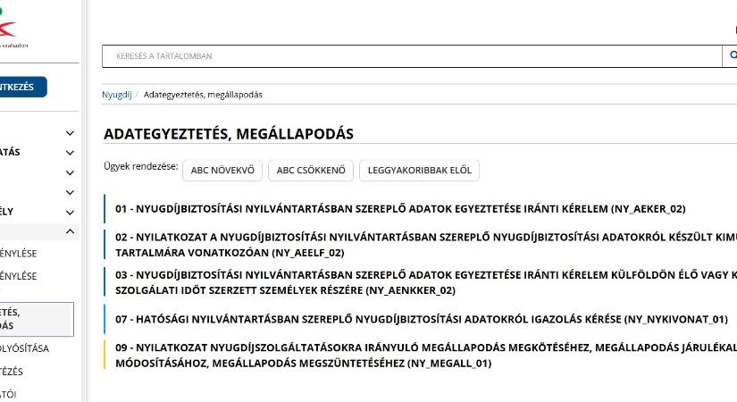 Nyugdíj: így nézheti meg a szolgálati idejét az ügyfélkapun keresztül