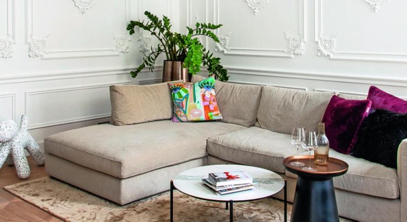 Méghogy a stukkó divatjamúlt: kifinomult eklektika egy 78 m2-es luxuslakásban