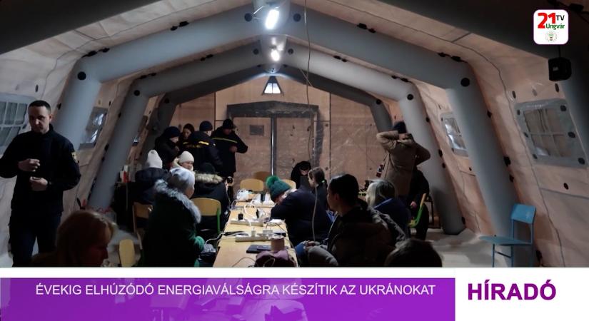 Évekig elhúzódó energiaválságra készítik az ukránokat (videó)